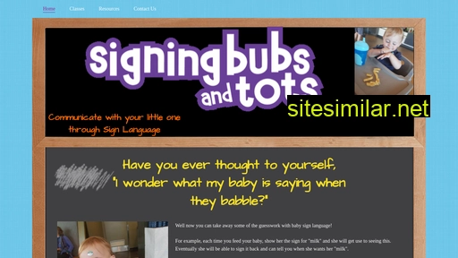 signingbubsandtots.com.au alternative sites