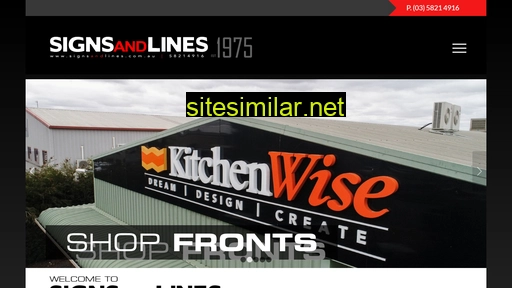 signsandlines.com.au alternative sites
