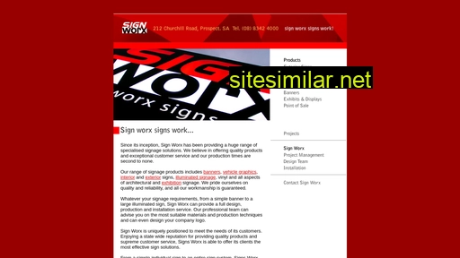 signworx.net.au alternative sites