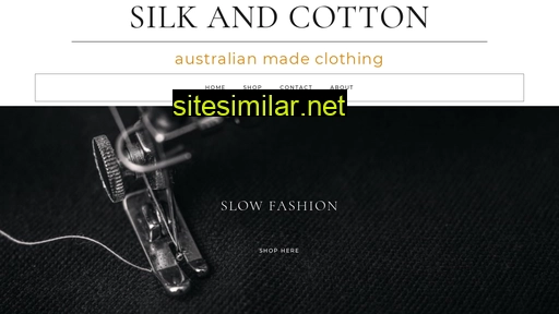 silkandcotton.com.au alternative sites