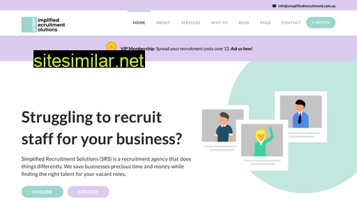 simplifiedrecruitment.com.au alternative sites