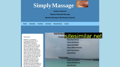 simplymassage.com.au alternative sites