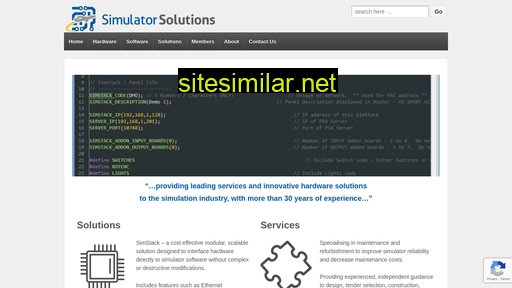 simulatorsolutions.com.au alternative sites
