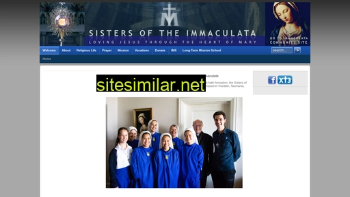 Sistersoftheimmaculata similar sites