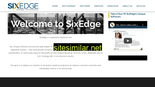 sixedge.com.au alternative sites