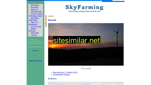 skyfarming.com.au alternative sites