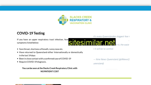 slackscreekrespiratoryclinic.com.au alternative sites