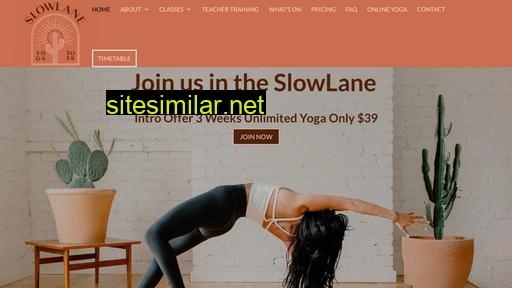 slowlaneyoga.com.au alternative sites