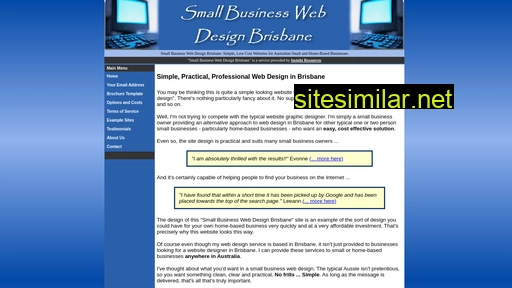 smallbusinesswebdesignbrisbane.com.au alternative sites