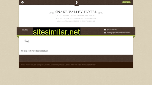 snakevalleyhotel.com.au alternative sites