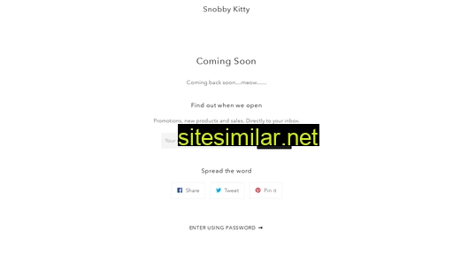 snobbykitty.com.au alternative sites