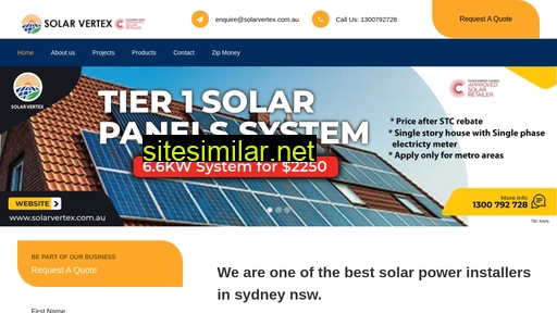 solarvertex.com.au alternative sites