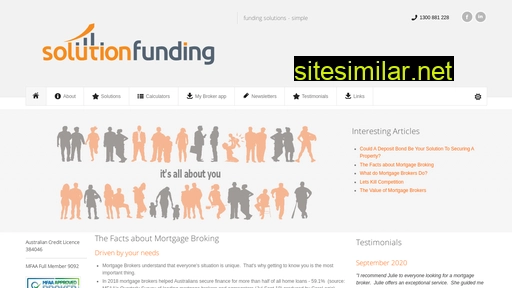 solutionfunding.com.au alternative sites