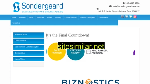 sondergaard.com.au alternative sites