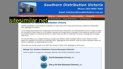 southerndistribution.com.au alternative sites
