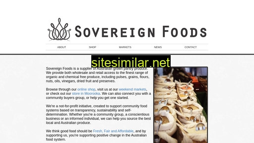 sovereignfoods.com.au alternative sites