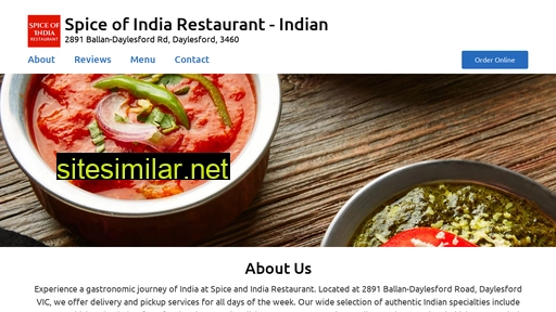 spiceofindiarestaurant.com.au alternative sites