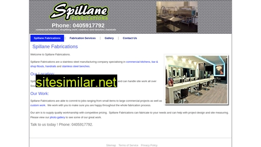 spillanefabrications.com.au alternative sites