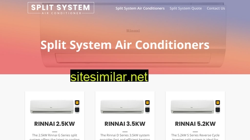 splitsystemairconditioner.net.au alternative sites