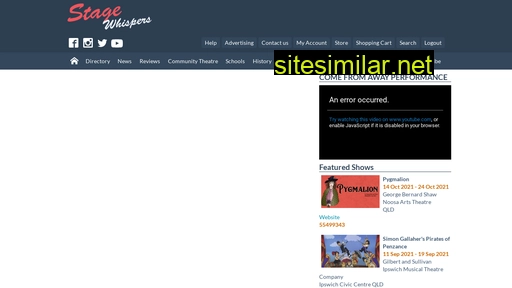stagewhispers.com.au alternative sites