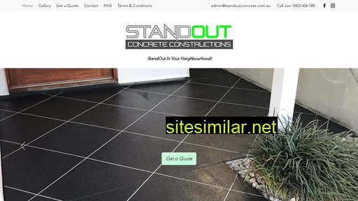 standoutconcrete.com.au alternative sites