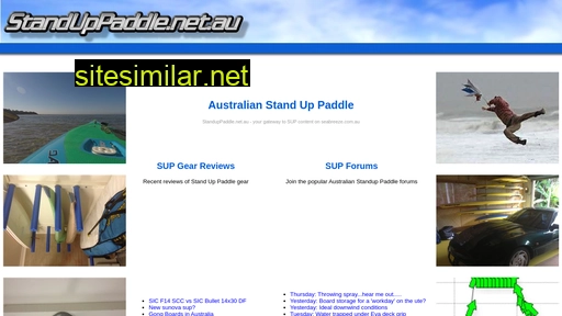 standuppaddle.net.au alternative sites