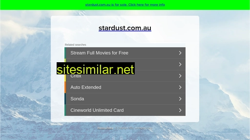 stardust.com.au alternative sites