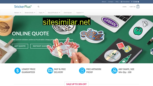stickerplus.com.au alternative sites