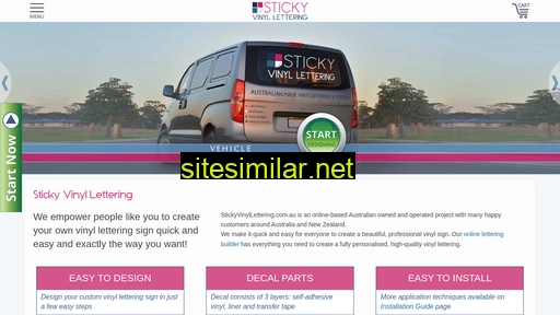 stickyvinyllettering.com.au alternative sites