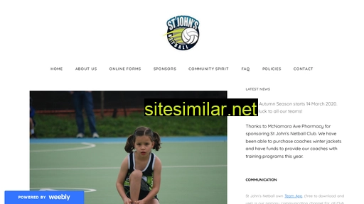 stjohnsnetball.com.au alternative sites