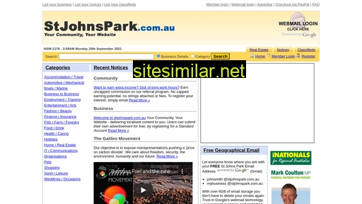 stjohnspark.com.au alternative sites