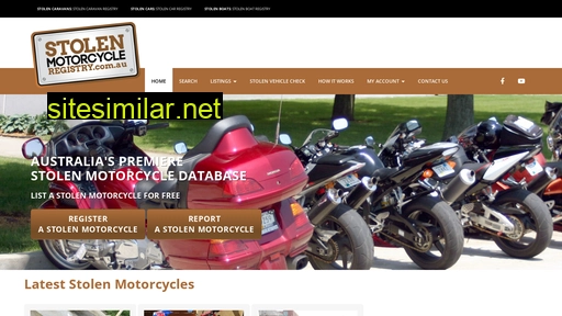Stolenmotorcycleregistry similar sites