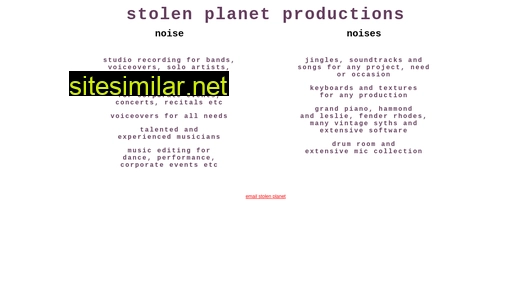 stolenplanet.com.au alternative sites