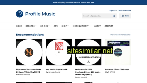 store.profilemusic.net.au alternative sites