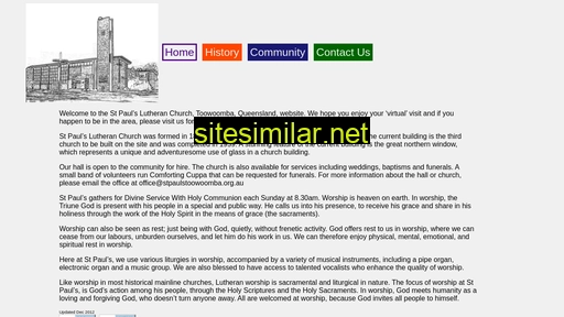 stpaulstoowoomba.org.au alternative sites