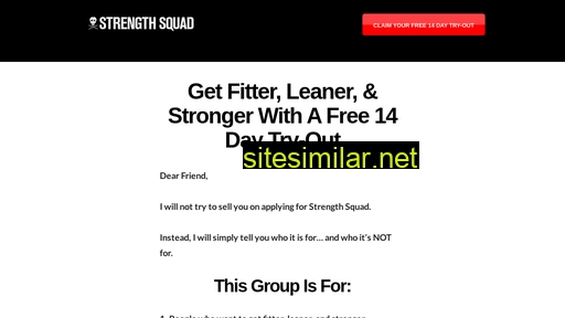 strengthsquad.com.au alternative sites