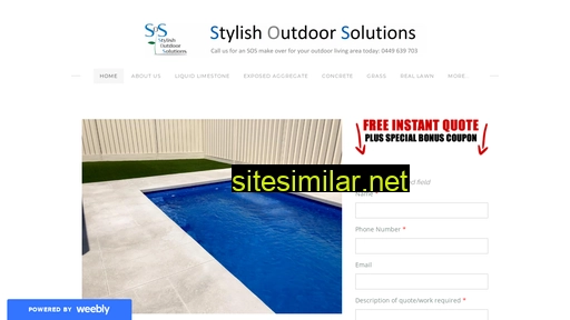 stylishoutdoorsolutions.com.au alternative sites