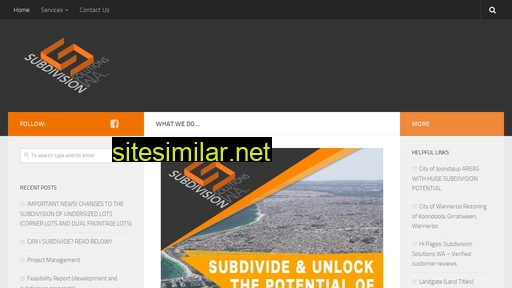 Subdivisionsolutionswa similar sites