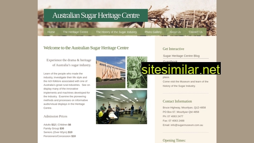 sugarmuseum.com.au alternative sites