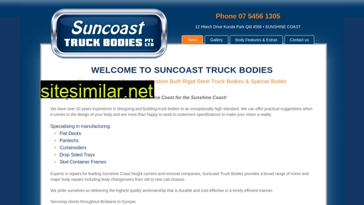 suncoasttruckbodies.com.au alternative sites