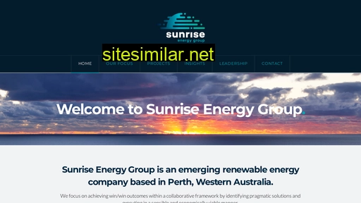 sunriseenergygroup.com.au alternative sites