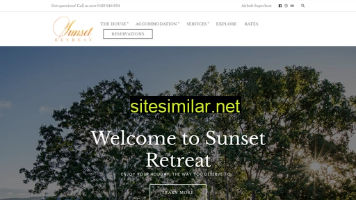sunsetretreat.com.au alternative sites