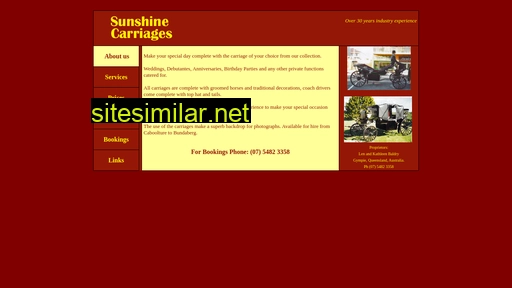 sunshinecarriages.com.au alternative sites