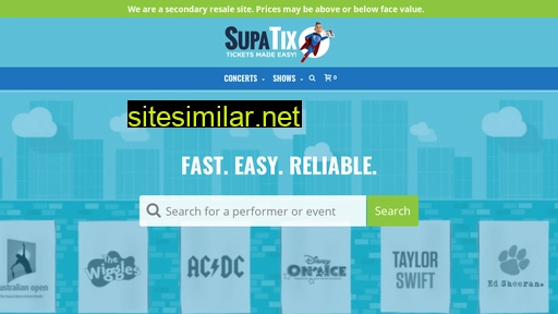 supatix.com.au alternative sites