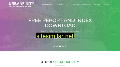 sustainabilityindex.com.au alternative sites