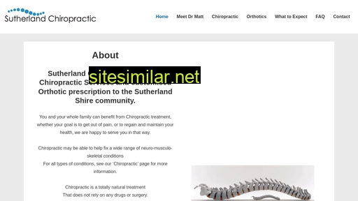 sutherlandchiropractic.com.au alternative sites
