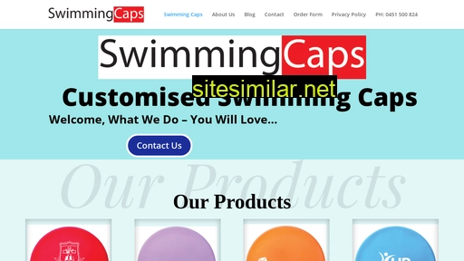 swimmingcapstore.com.au alternative sites