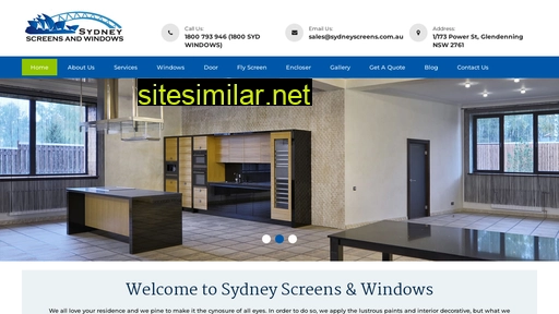 Sydneyscreens similar sites