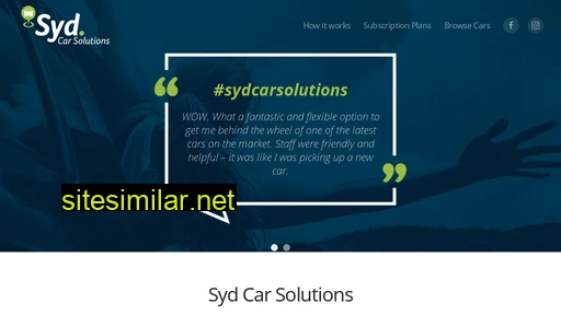 Sydcarsolutions similar sites