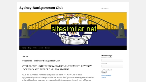 sydneybackgammonclub.org.au alternative sites